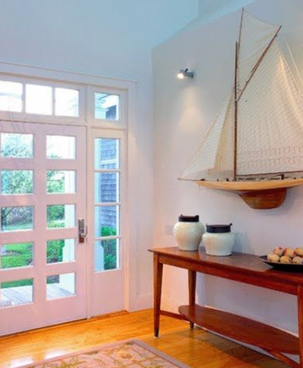 Pemanis Dinding Dengan Kapal Layar Miniatur